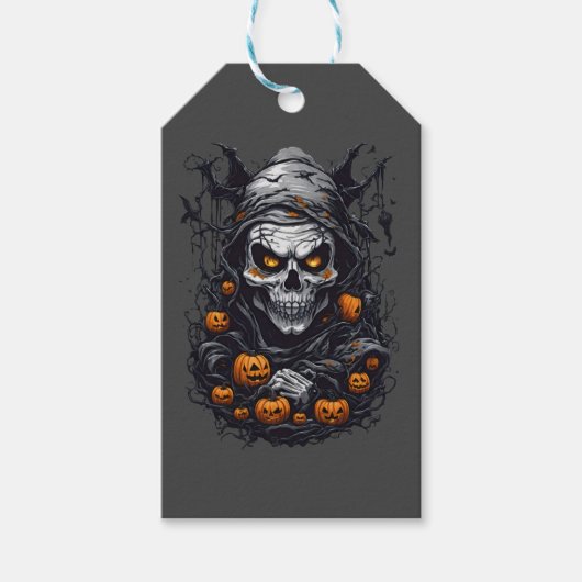 Étiquettes-cadeau Halloween scray (Devant)