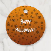 Étiquettes Cadeau Halloween Spider Web (Devant)