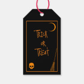 Étiquettes-cadeau Halloween Trick ou Treat (Dos)