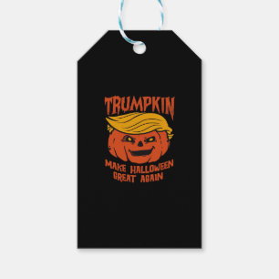 Étiquettes-cadeau Halloween Trumpkin - Rendre Halloween grand à nouv
