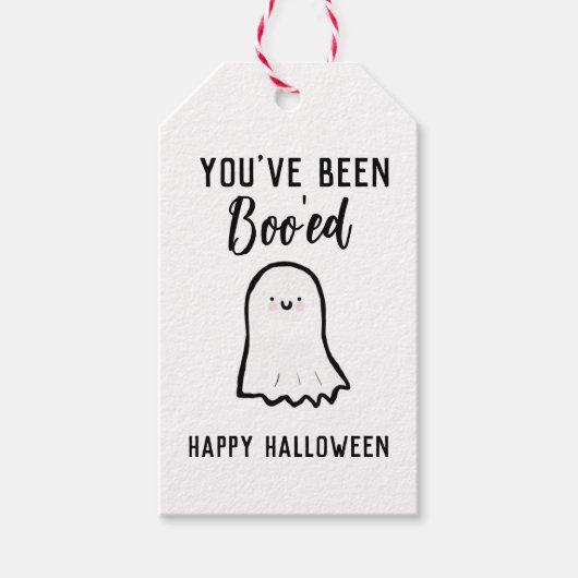 Étiquettes-cadeau Halloween You Been Boo ed (Devant)