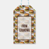 Étiquettes-cadeau Hamburgers (Dos)