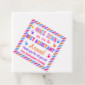 Étiquettes Cadeau Hands Down You are the Best Assistant Around (En situation)