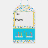 Étiquettes-cadeau Hanoukka (Dos)