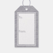 Étiquettes-cadeau Hanoukka Dreidels En Design Amusant Bleu Pour Enfa (Dos)