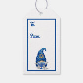 Étiquettes-cadeau Hanoukka Gnomes (Dos)