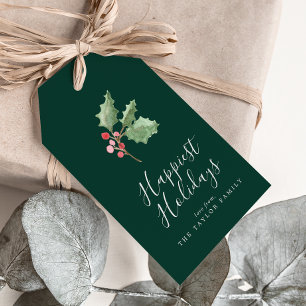 Étiquettes-cadeau Happiest Holidays