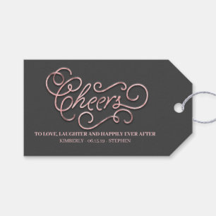 Étiquettes-cadeau Happy à jamais après Mariage