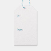 Étiquettes-cadeau Happy Birthday Labrador Retriever Rain Puddle (Dos)