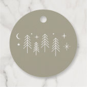 Étiquettes Cadeau Happy Camper Merci (Dos)