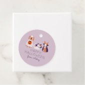 Étiquettes Cadeau Happy Costume Halloween Chien de chat (En situation)