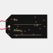 Étiquettes-cadeau Happy Easter Gold Disco Ball (Dos (Horizontal))