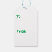 Étiquettes-cadeau Happy Howlidays Belge Malinois (Dos)