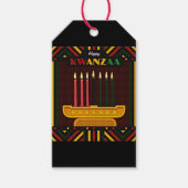 Étiquettes-cadeau Happy Kwanzaa PopArt (Devant)