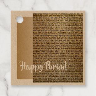 Étiquettes Cadeau Happy Purim Mishloach Manot Cadeaux Envoyer Tags
