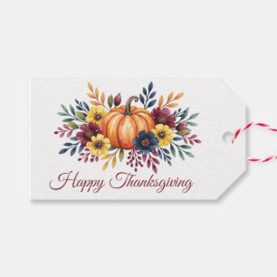 Étiquettes-cadeau Happy Thanksgiving