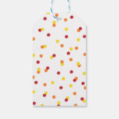 Étiquettes-cadeau Happy Thanksgiving Turkey Gift Tag (Dos)