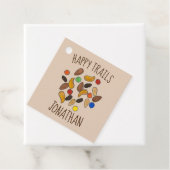 Étiquettes Cadeau Happy Trails Camping Trail Mix Goodbye Retirement (En situation)