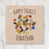 Étiquettes Cadeau Happy Trails Camping Trail Mix Goodbye Retirement (Devant)