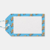 Étiquettes-cadeau Happy Valentine's Day Cupid Romantic Pixel Pattern (Dos Horizontal)