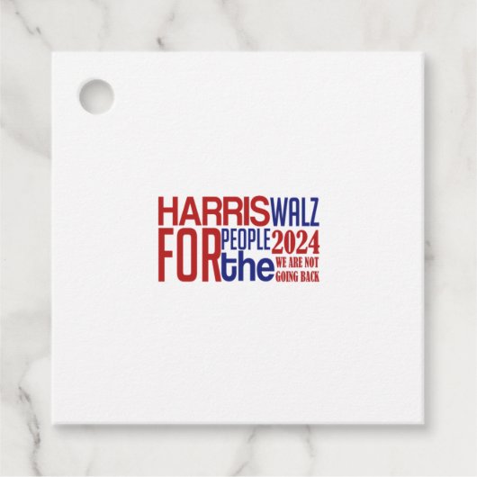 Étiquettes Cadeau harris walz (Devant)