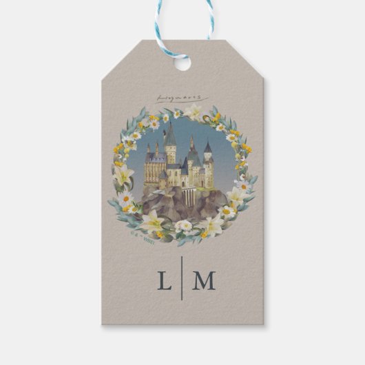 Étiquettes-cadeau Harry Potter | Floral Hogwarts Castle Wedding (Devant)
