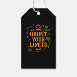 Étiquettes-cadeau Haunt Your Limits Neon Halloween
