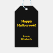 Étiquettes-cadeau Haunted House Halloween (Dos)