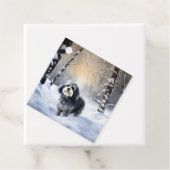 Étiquettes Cadeau Havanais laissez-le neiger Noël (En situation)