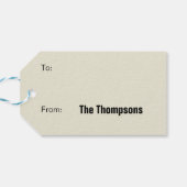 Étiquettes-cadeau Heat Miser Hot Head & Snow Miser M. Cool (Dos Horizontal)