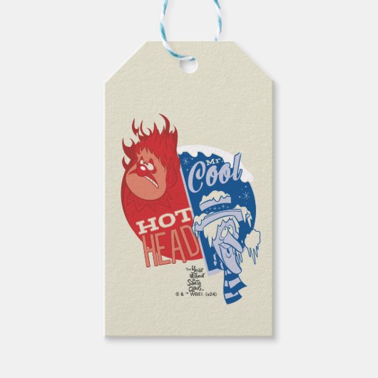 Étiquettes-cadeau Heat Miser Hot Head & Snow Miser M. Cool (Devant)