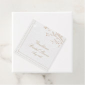 Étiquettes Cadeau Heirloom Rococo Bridal Shower (En situation)