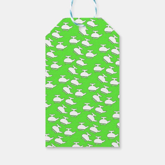 Étiquettes-cadeau Heli fête d'anniversaire (Dos)