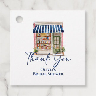 Étiquettes Cadeau Her New Chapter Begins Book themed Bridal Shower