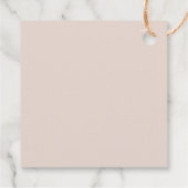 Étiquettes Cadeau Herbe Boho Pampas | Merci de pêche (Dos)