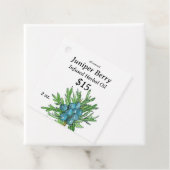 Étiquettes Cadeau Herbes médicinales Juniper Prix des soins de la pe (En situation)