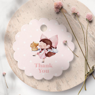 Étiquettes Cadeau Heure du gâteau et du thé Anniversaire