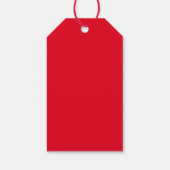 Étiquettes-cadeau Heureuse Sainte-Valentin mignon rouge simple (Dos)