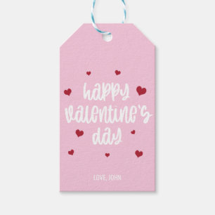 Étiquettes-cadeau Heureuse Sainte-Valentin personnalisé