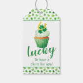 Étiquettes-cadeau Heureux d'avoir un client comme vous St Patrick Da (Devant)