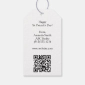 Étiquettes-cadeau Heureux d'avoir un client comme vous St Patrick Da (Dos)