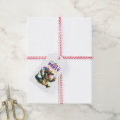 Étiquettes-cadeau Heureux Mardi Gras Alligator (Avec de la ficelle)