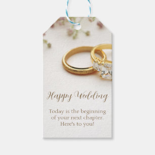 Étiquettes-cadeau Heureux Mariage