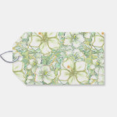 Étiquettes-cadeau Hibiscus & dentelle BLANC (Dos (Horizontal))