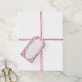 Étiquettes-cadeau Hibiscus & dentelle PINK (With Twine)