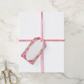 Étiquettes-cadeau Hibiscus & dentelle RED (With Twine)