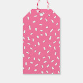 Étiquettes-cadeau Highland Cow rose Anniversaire Favoriser (Dos)