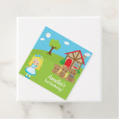 Étiquettes Cadeau Histoire de Fairytale Goldilocks et trois ours (En situation)