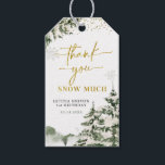 Étiquettes-cadeau Hiver Forêt des Onederland Premier anniversaire Me<br><div class="desc">Tag hiver Forêt des Onederland Premier anniversaire Merci</div>