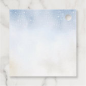 Étiquettes Cadeau Hiver Moderne Bearly Wait Polaire Ours Baby shower (Dos)